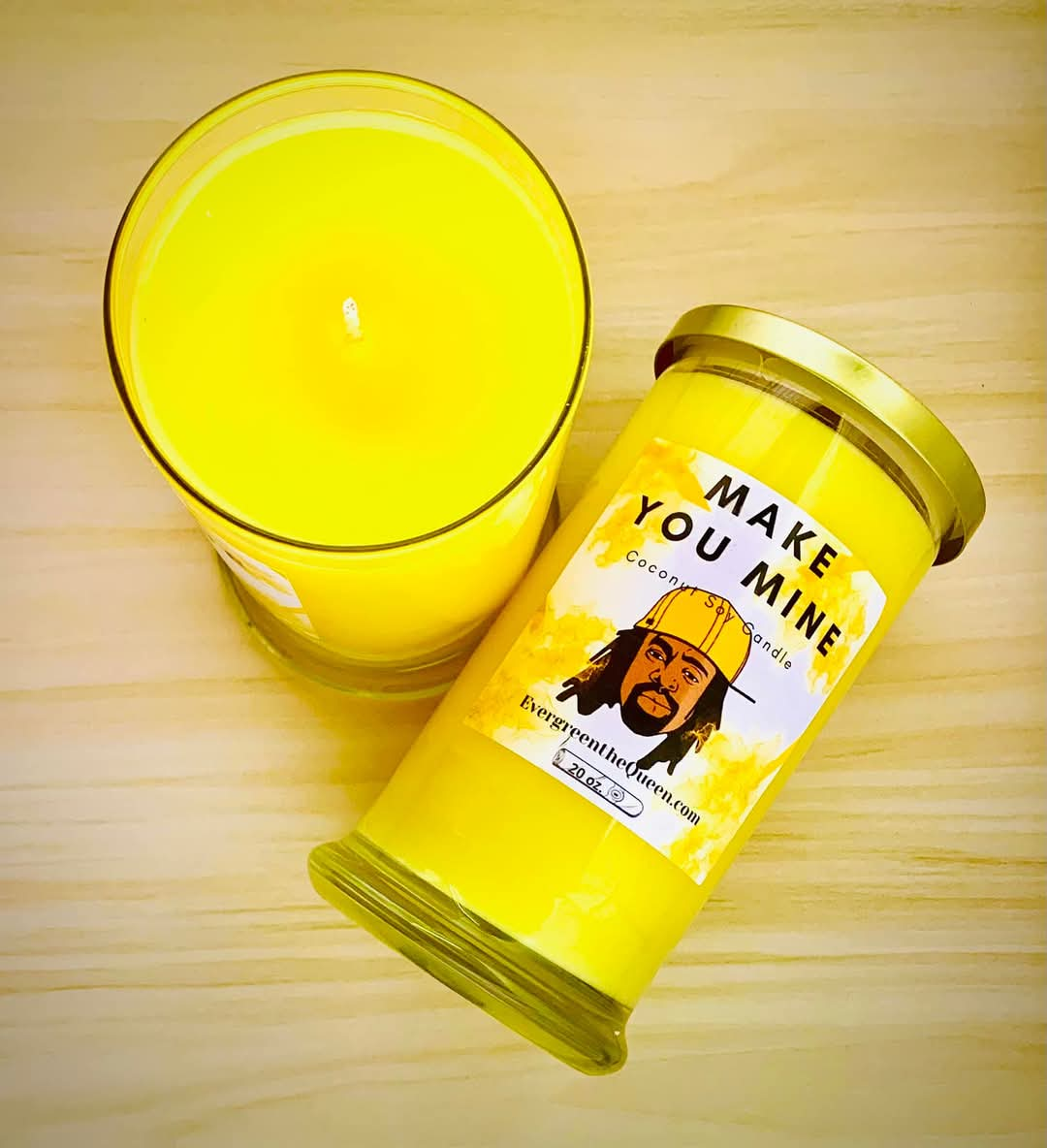 Mac Dre Make You Mine Inspired Handmade Soy Candle - 16 oz with Hemp Wick